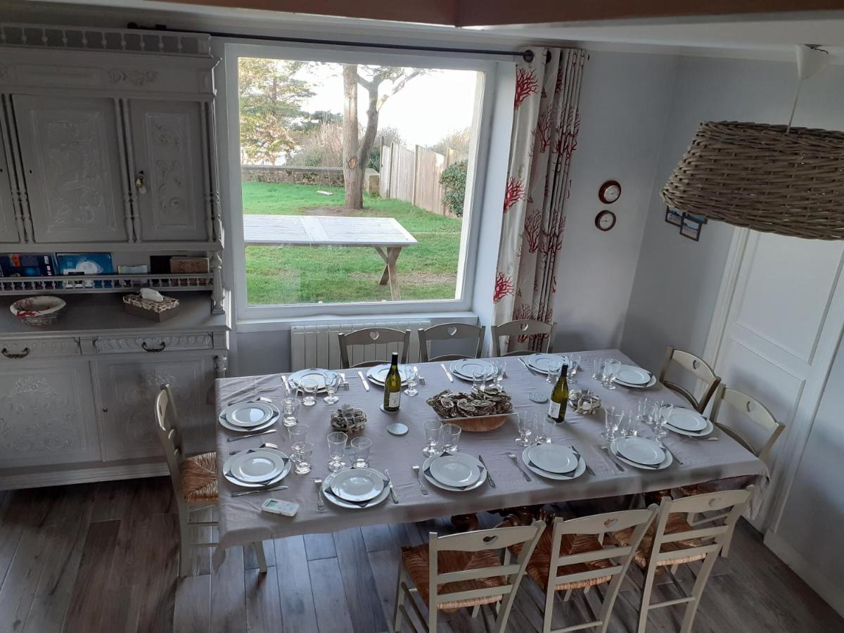 Maison Vue Exeptionnelle Sur La Mer Lancieux Exterior foto